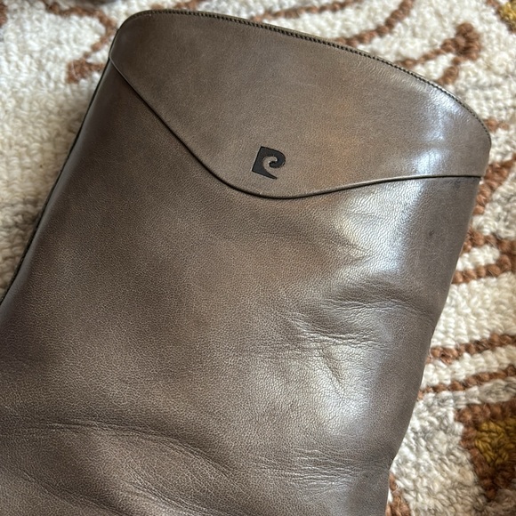Men’s Vintage Pierre Cardin Gray Leather Boots 3033 - Picture 2 of 10